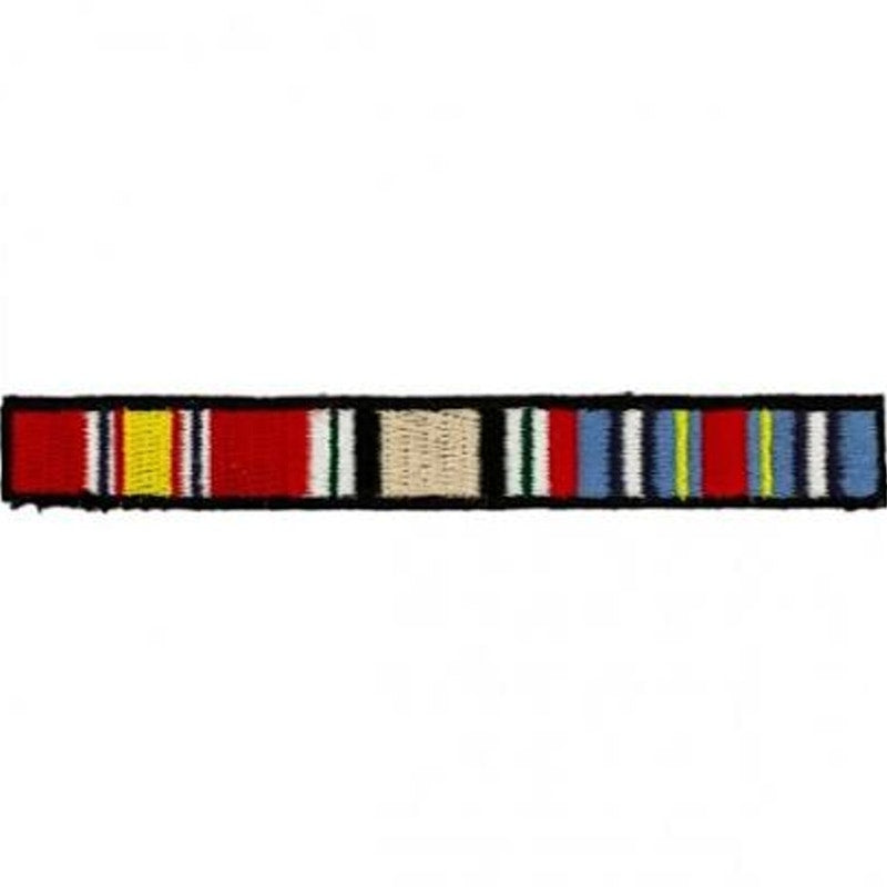 Iraq Campaign Service Ribbon Novelty Patch – Iron‑On, 4‑1/4" × 1/2"