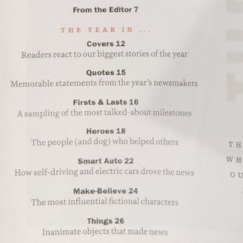 Time Magazine December 18, 2017 Person of the Year: The Silence Breakers