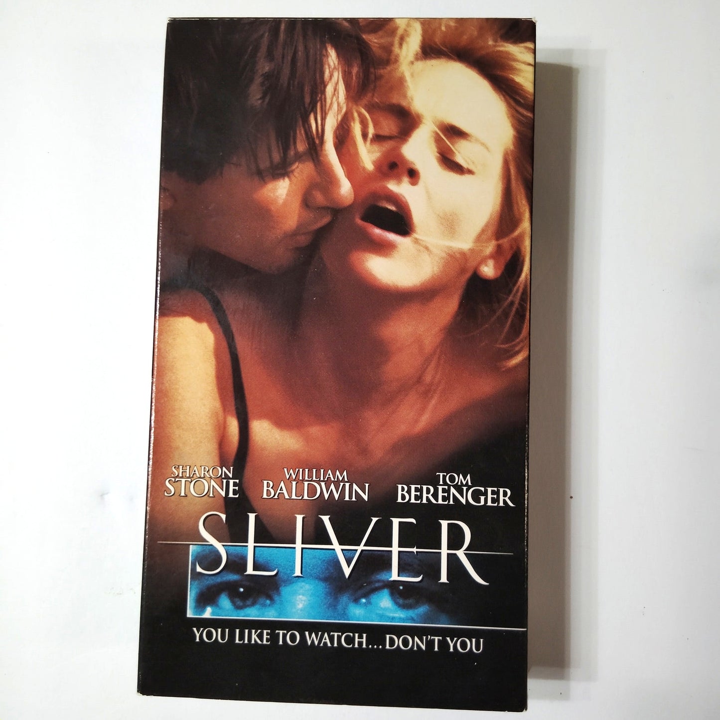 Sliver VHS 1993 Sharon Stone William Baldwin Tom Berenger Paramount Thriller