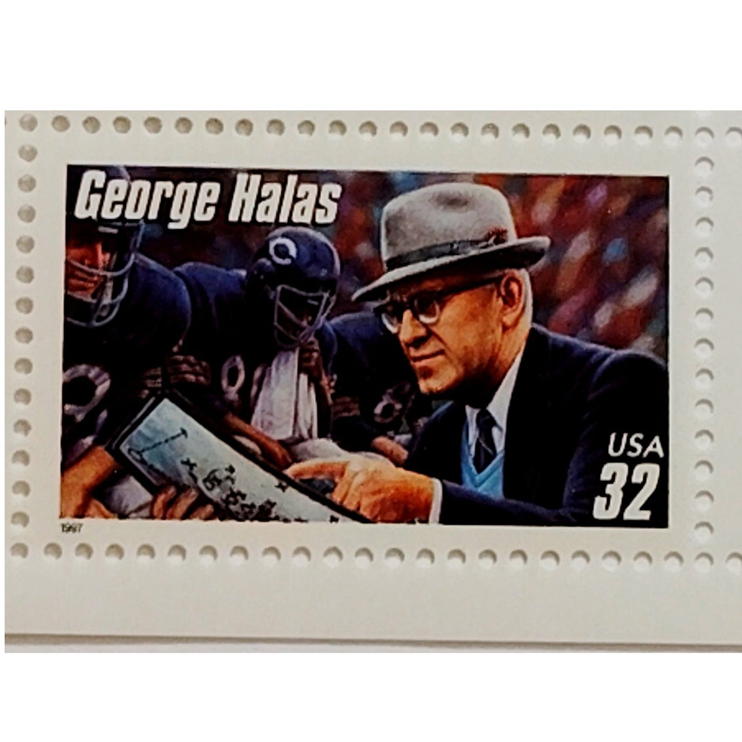Block of 4 – 1996 USA 32¢ Legendary Football Coaches MNH Scott 3143–3146