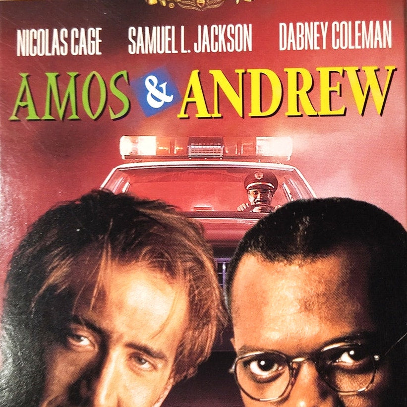 Amos and Andrew VHS 1998 Samuel L. Jackson Nicolas Cage MGM Comedy