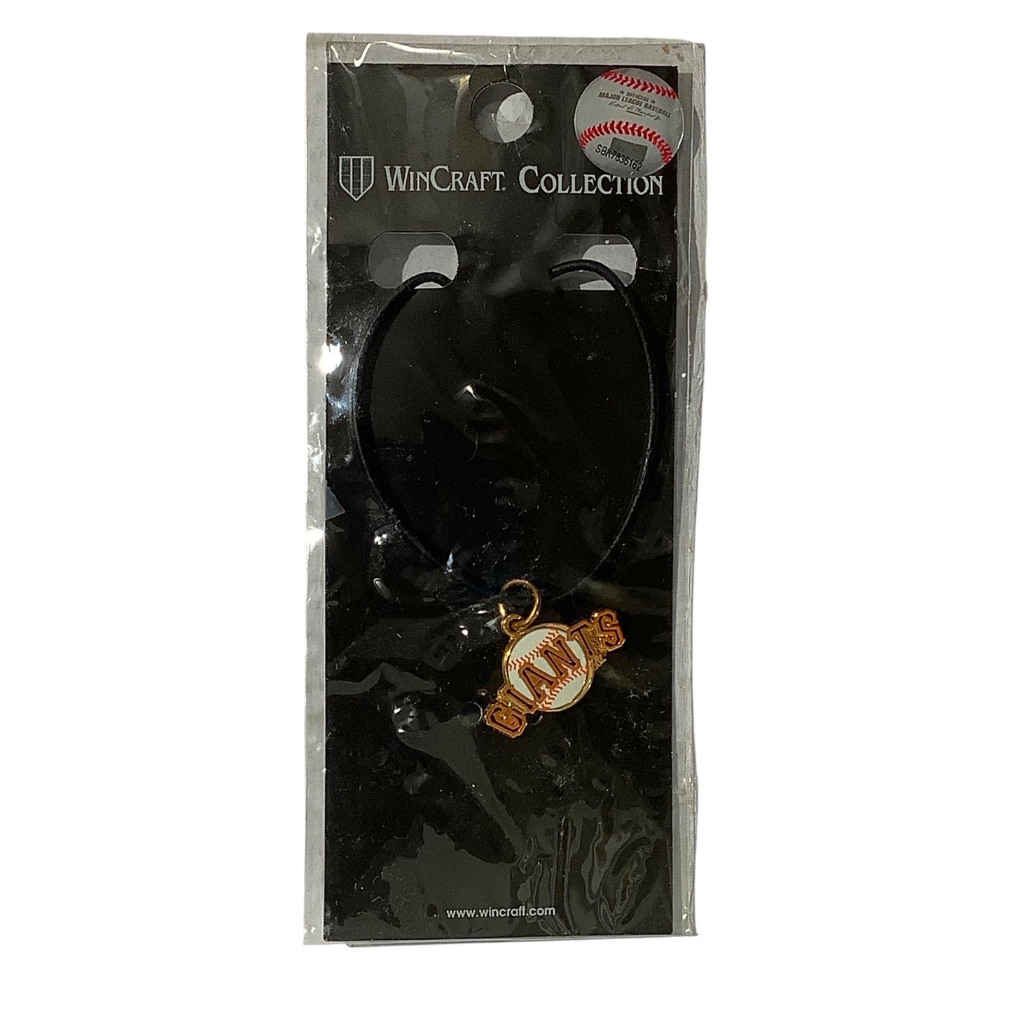 2017 San Francisco Giants 18" Leather Rope Charm Necklace, MLB Licensed Item