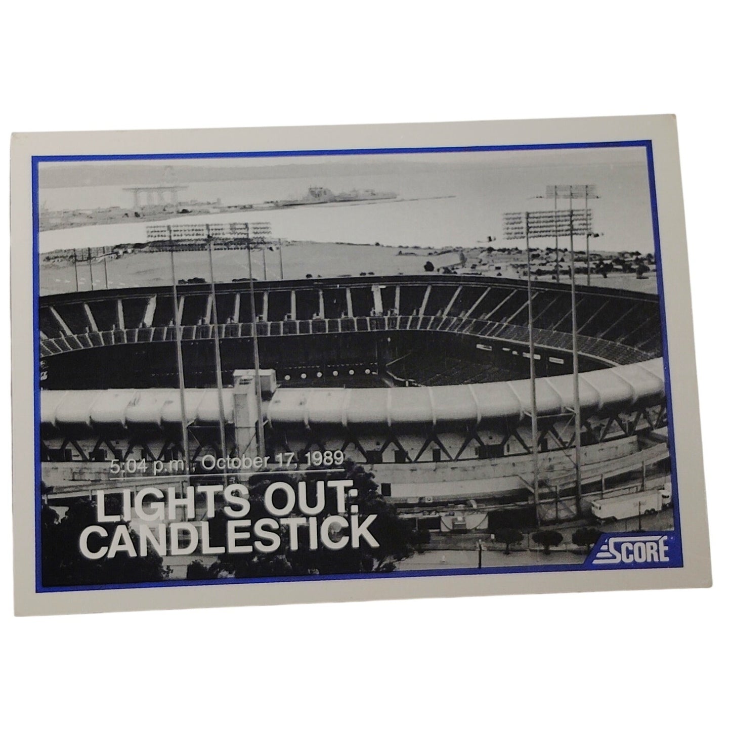 1990 Score Lights Out Candlestick 701 San Francisco Giants Earthquake Tribute NM