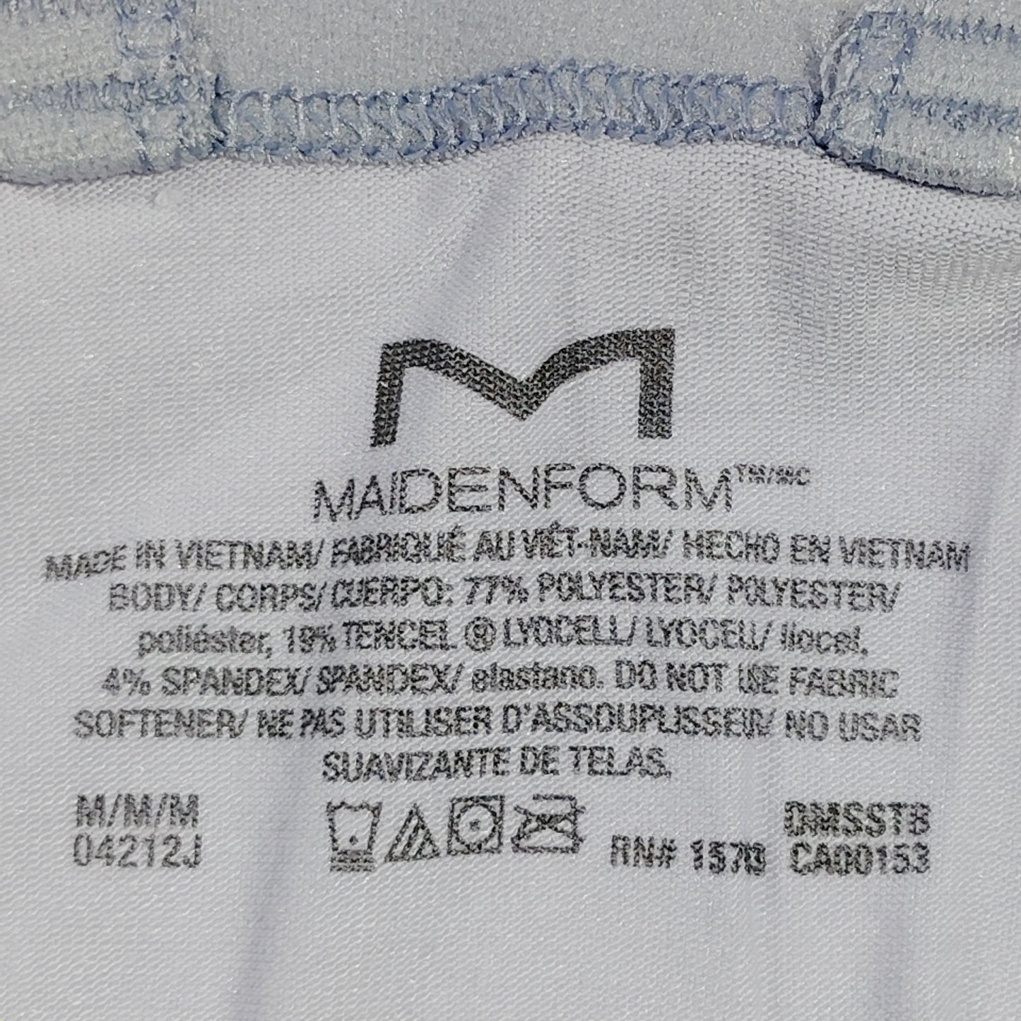 Maidenform Naturally Soft Triangle Bralette – Urban Lilac – Size M – Wireless