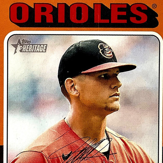 2024 Topps Heritage - Tyler Wells, Baltimore Orioles P, Card #480, NM+
