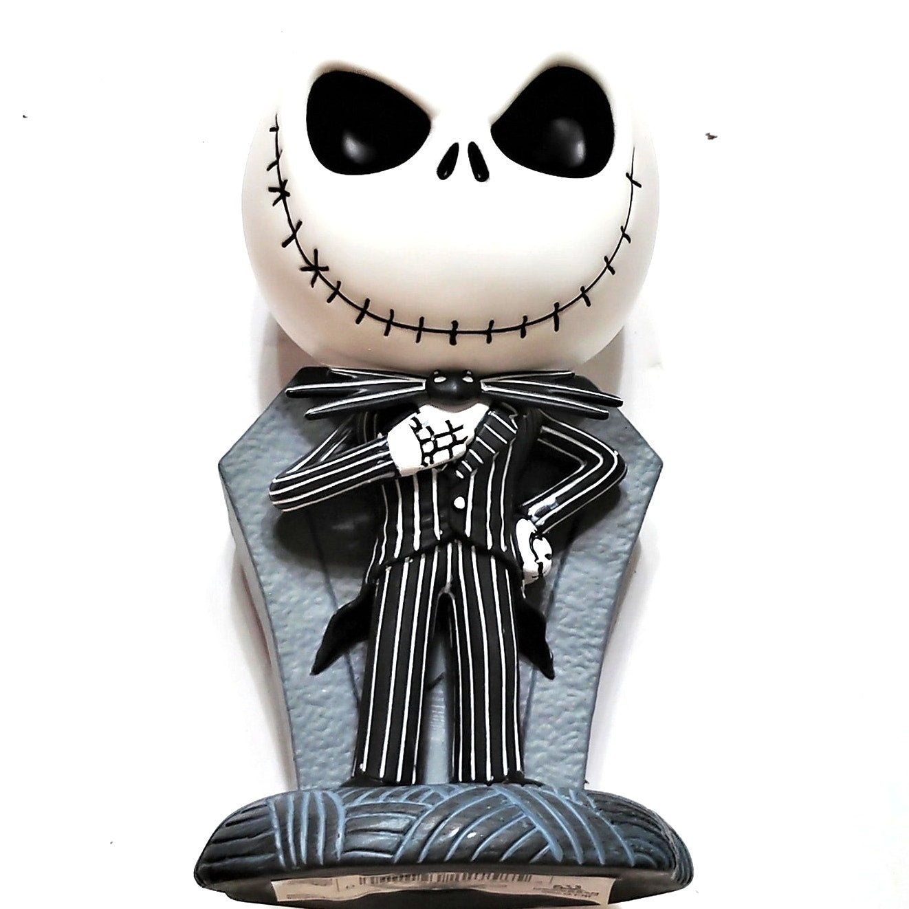 Nightmare Before Christmas Jack Skellington 9" Coin Bank Monogram Disney NEW