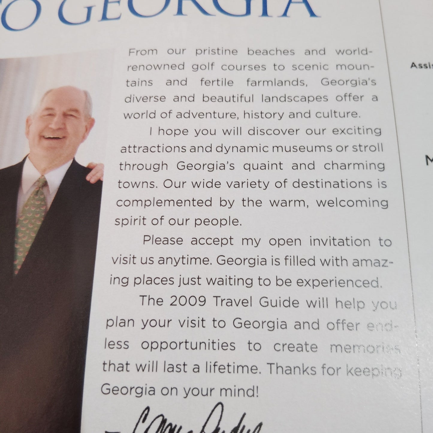 Georgia Travel Guides - 2008 & 2009 Official State Publications - Multi-color