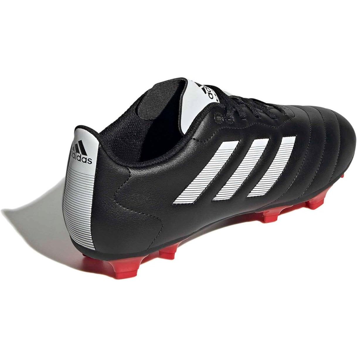 adidas Goletto VIII Firm Ground Soccer Cleats Black White Red Men’s 8.5