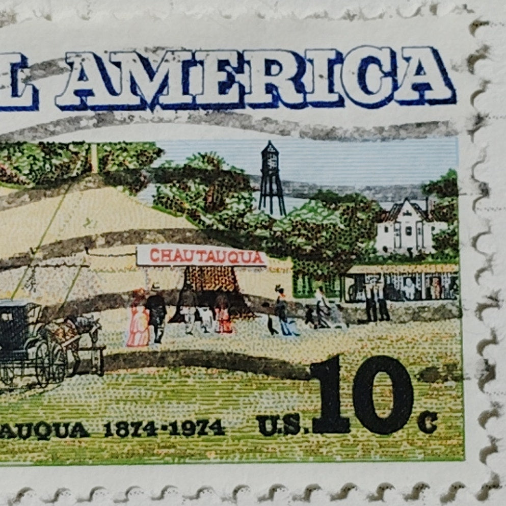 1974 10¢ Chautauqua Centennial – Rural America Series – Used