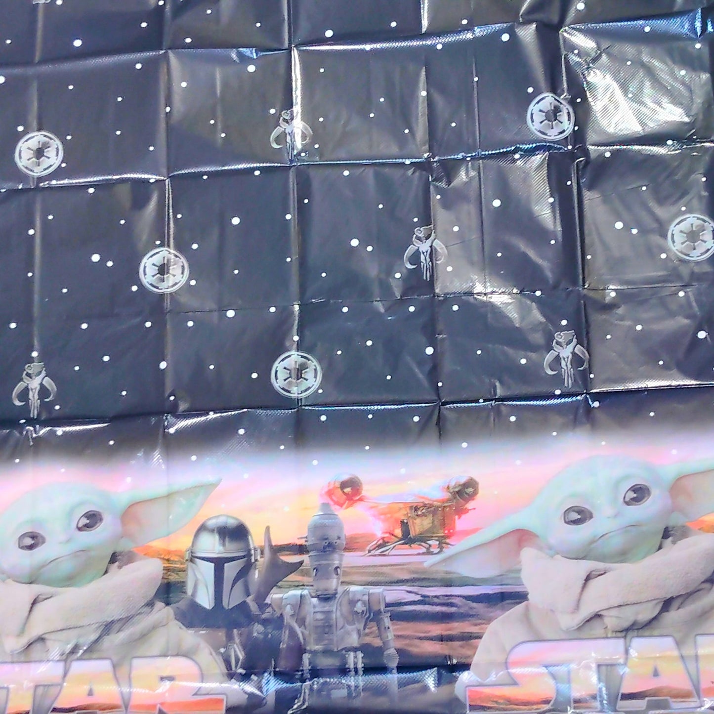 Star Wars Mandalorian Baby Yoda Party Table Cover 54×84 in Disposable