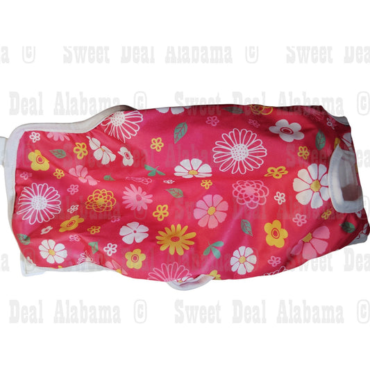 Washable Female Dog Diapers XL – Daisy Hippie Design, Reusable & Absorbent