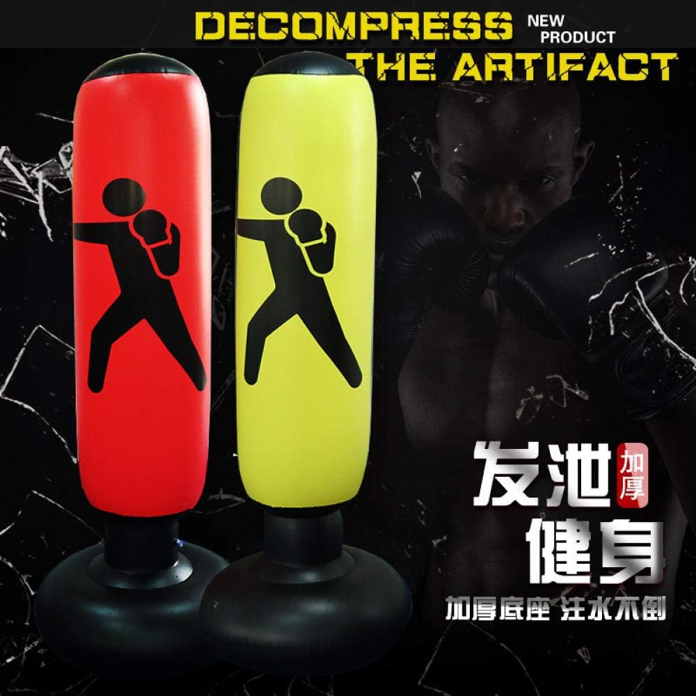 Inflatable Boxing Column Tumbler – Adult & Kids Sandbag Toy – 3D Mural Design
