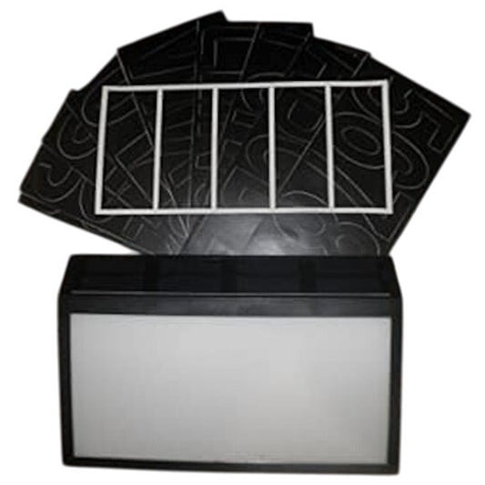 Solar Powered House Number Light Sign LED Illuminated Outdoor Plaque, Waterproof