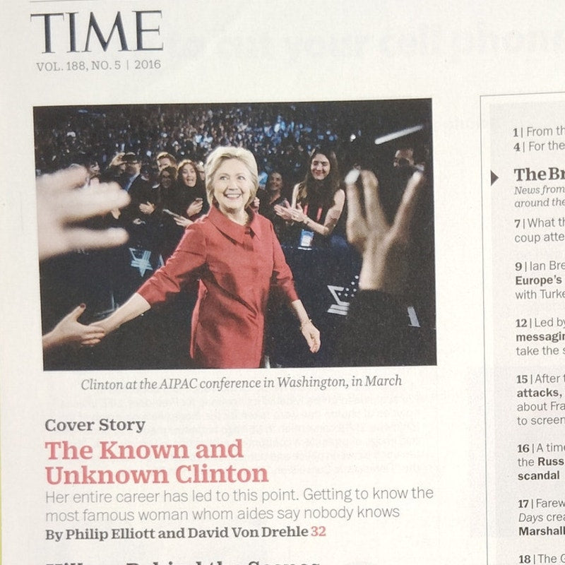 TIME Magazine August 1 2016 In Search of Hillary Clinton Vol 188 No 5