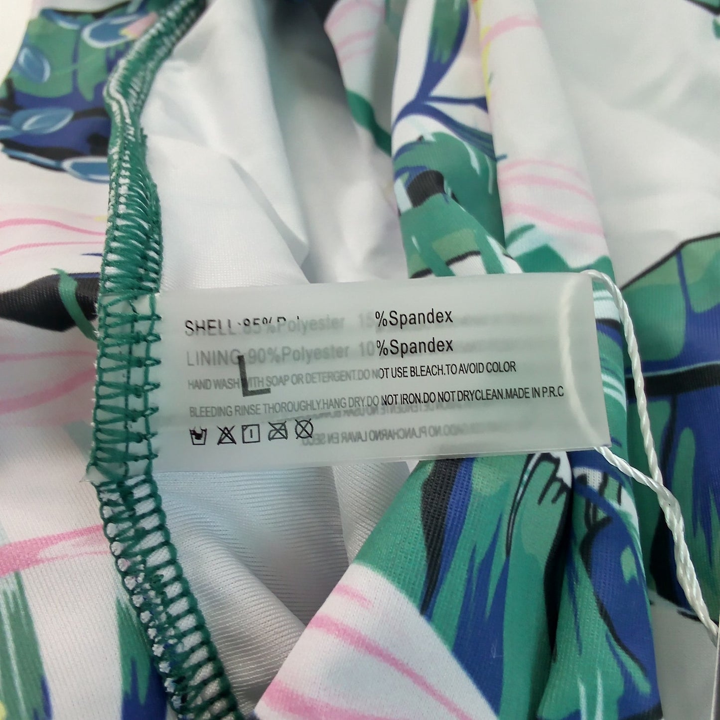 Avanova Floral High Waisted Bikini Bottoms Women’s Large Tropical Print