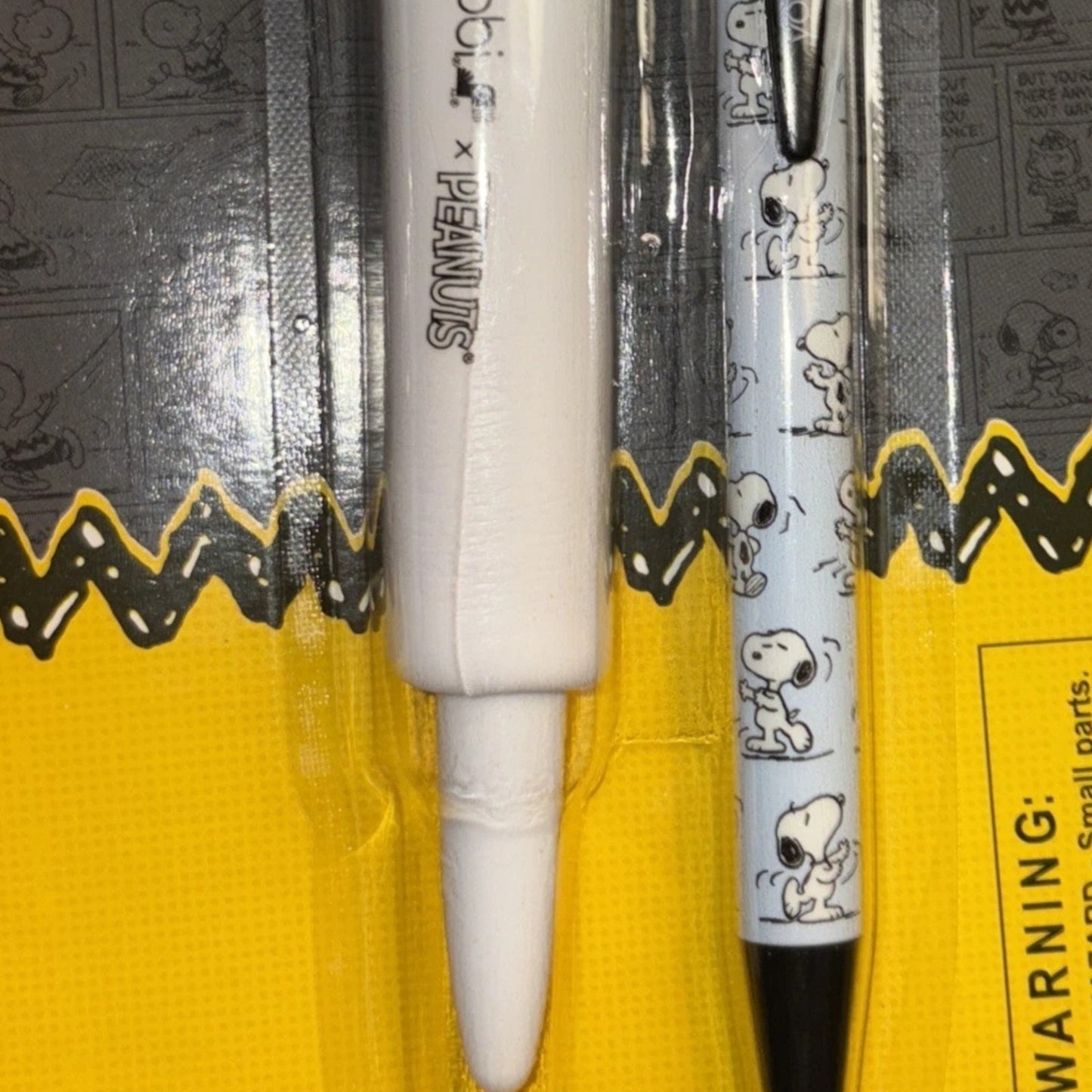 2 Pks (4 Pens) Yoobi x Peanuts 2‑Pack Novelty Snoopy Ballpoint Pens, Black Ink