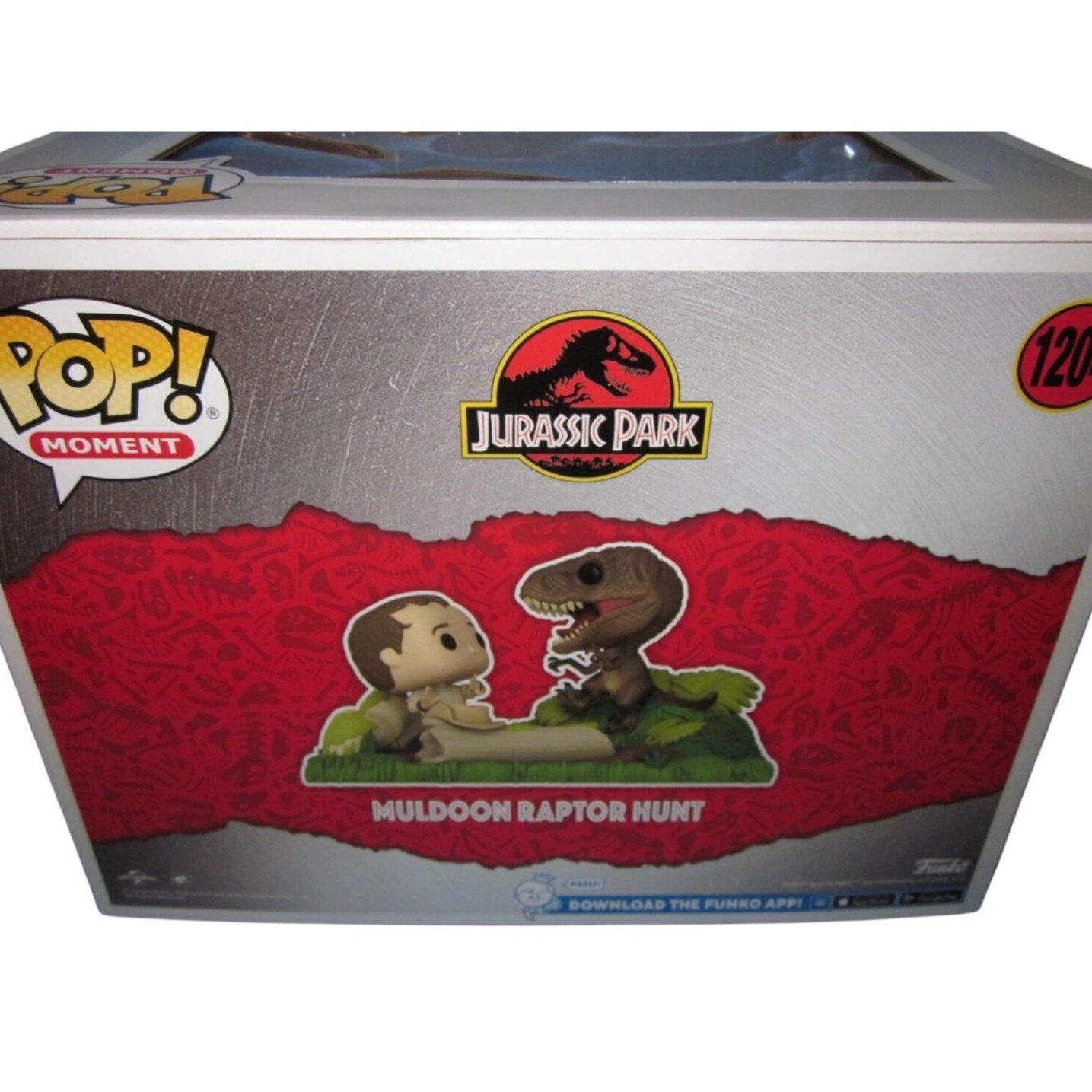 Funko POP! Moments, Jurassic Park Muldoon Raptor Hunt #1204, Exclusive, FM220308