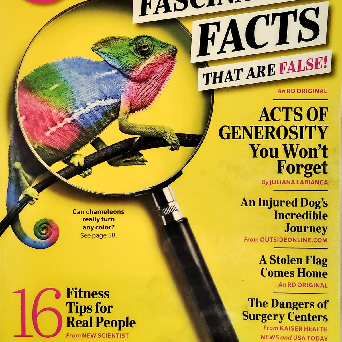 Reader's Digest February 2019 Fascinating Facts That Are False Magazine