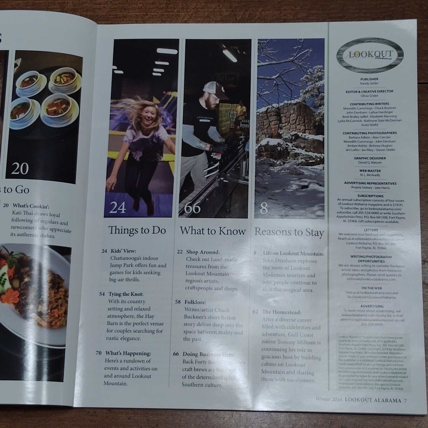 Lookout Alabama Magazine - Winter 2014 - Caves & Cultural Sites of Alabama