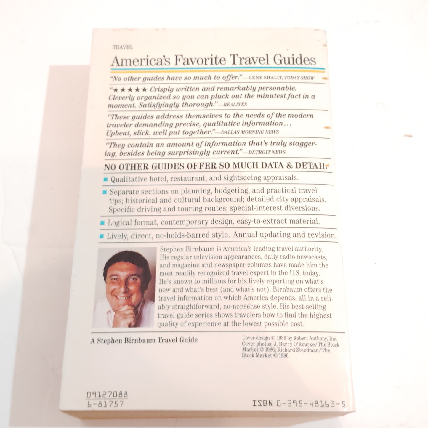 Birnbaum’s Caribbean Bermuda and the Bahamas 1989 Paperback Excellent Condition