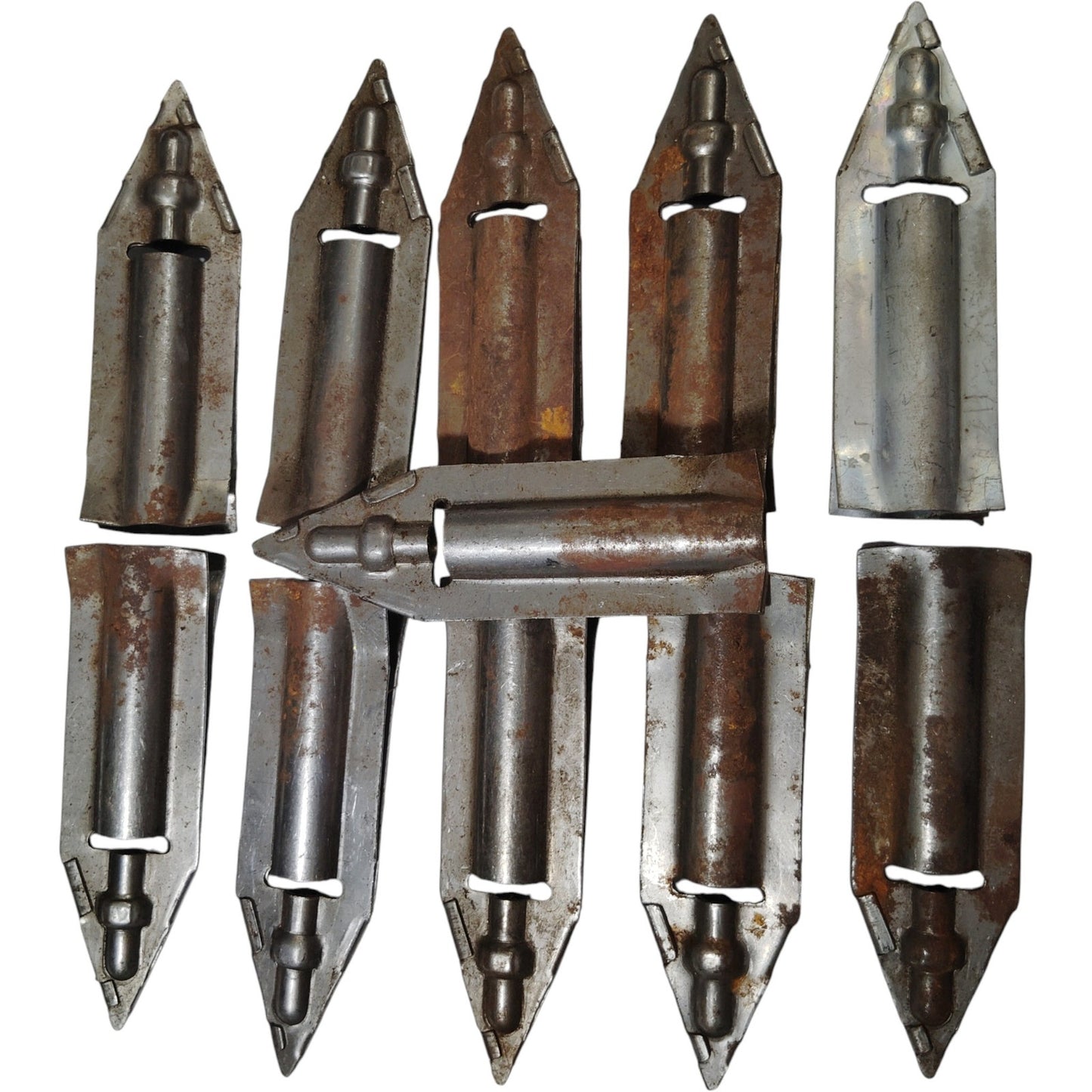 WWII-Era Type D-1 Airplane Mooring Kit Stakes – 11 Stakes with Carry Bag