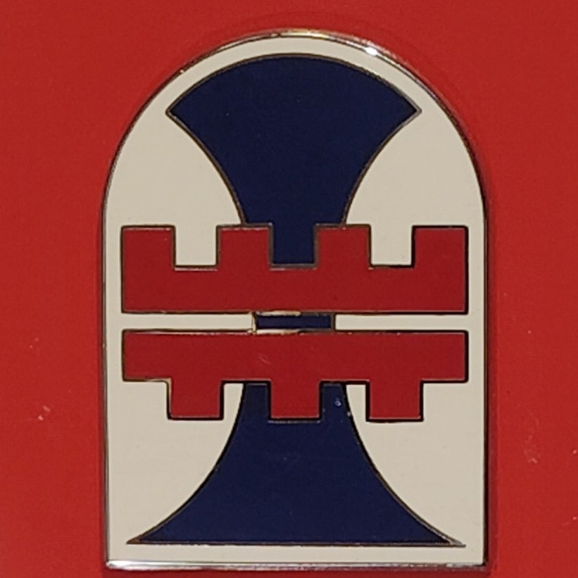 Army Combat Service Identification Badge (CSIB) – 412th Engineer Command – 1-1/2" x 2"