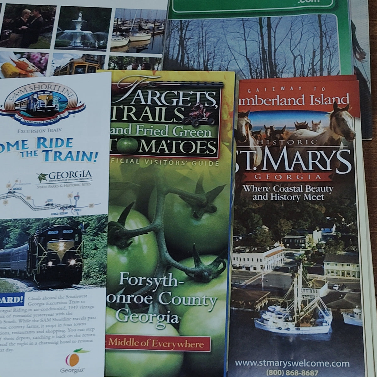2009 St. Marys Georgia Travel Ephemera Lot - Vintage Pamphlets & Brochures