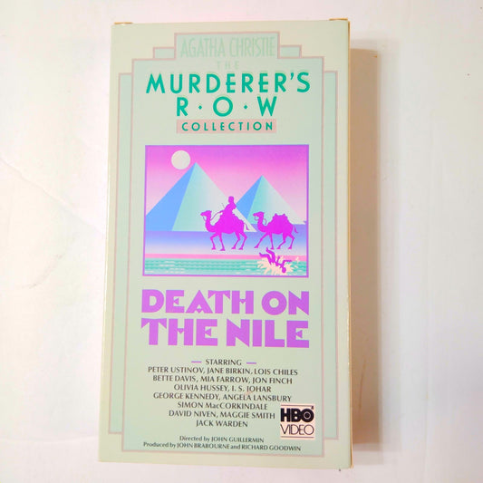 Death on the Nile VHS 1978 Peter Ustinov Agatha Christie Mystery