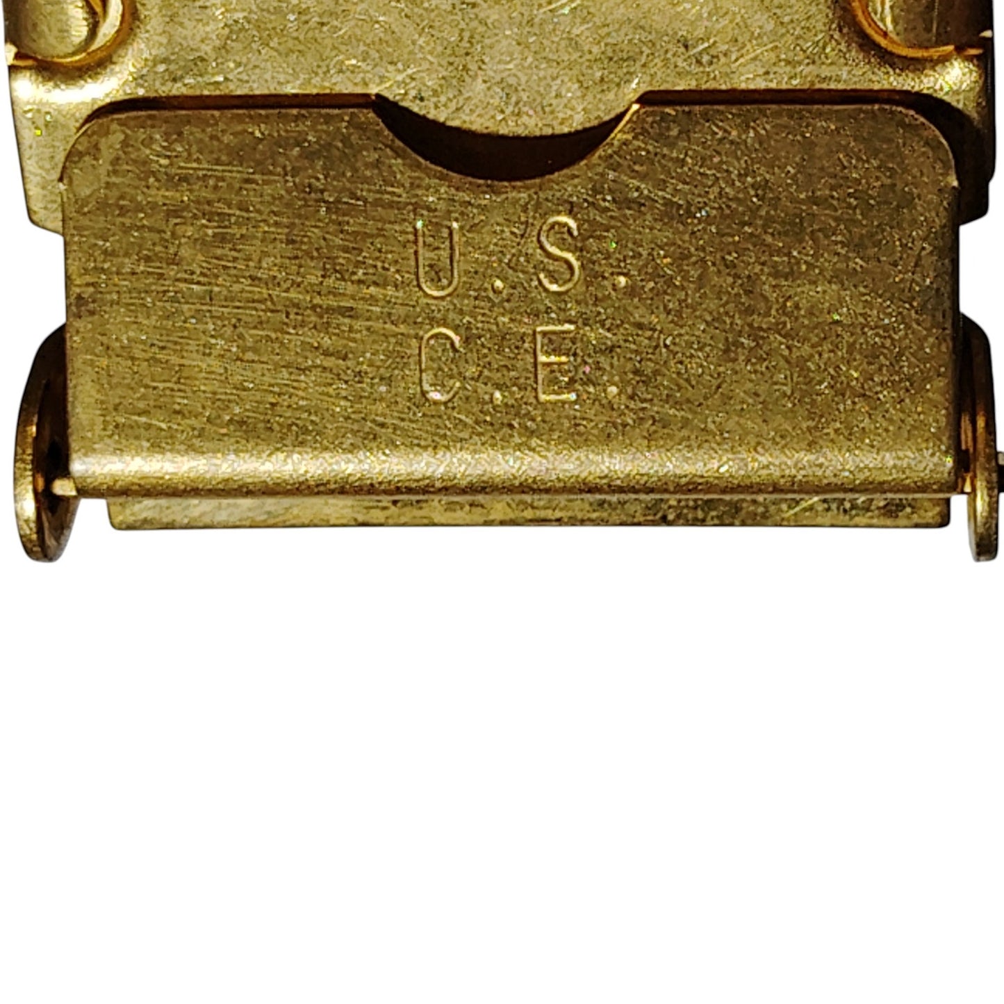 VTG Creative Edge Brass Belt Buckle – 1-5/16" Fits 1¼" Web Belts, Stamped US CE