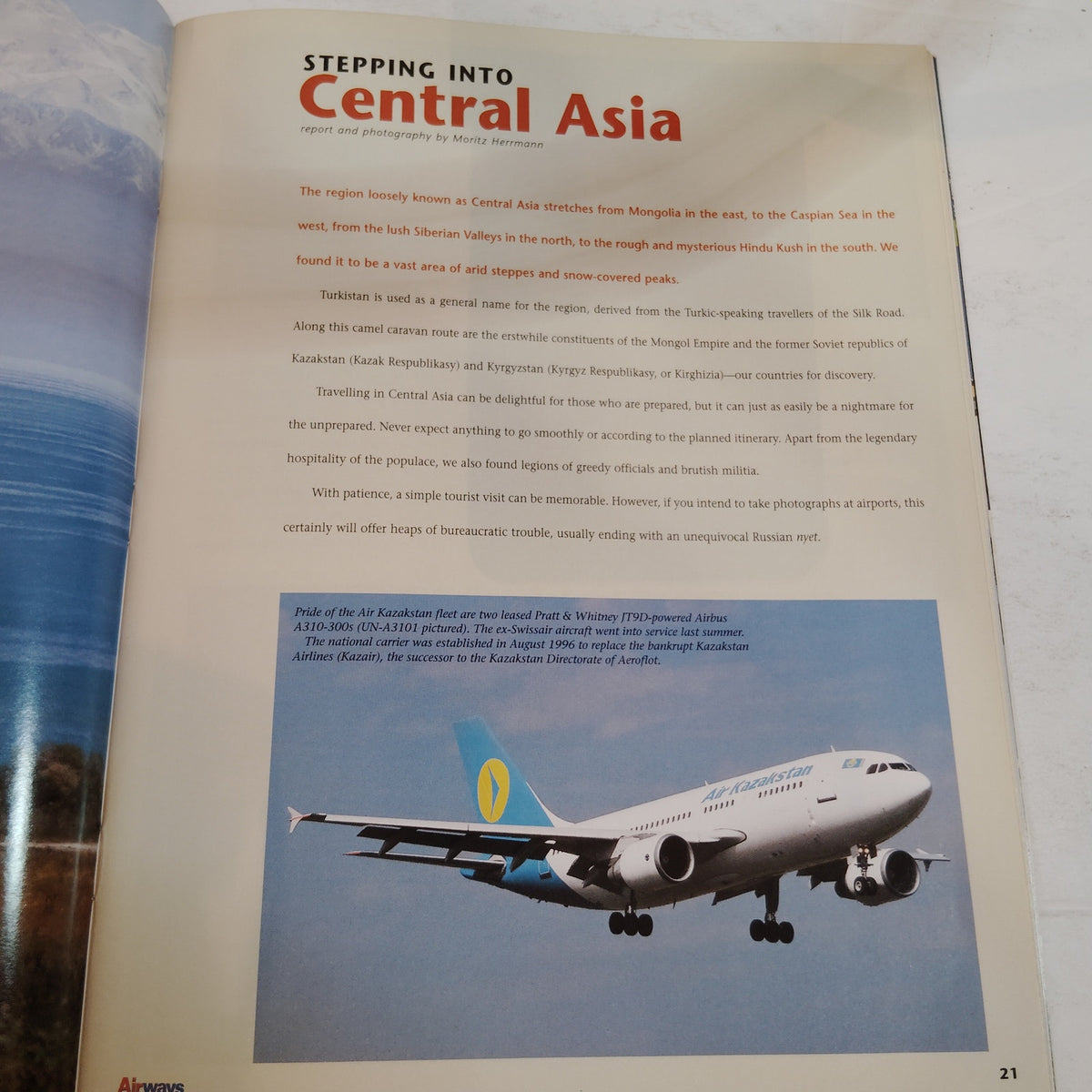 Airways Magazine Feb 2000 - Boeing 717 Enters Service Aviation History