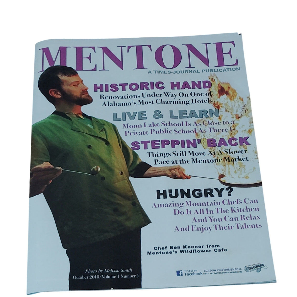 Mentone Magazine October 2010 Vol 1 No 1 - Alabama Times-Journal Collectible