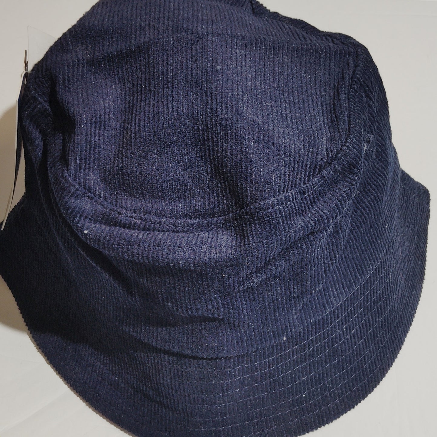 Vince Camuto Corduroy Bucket Hat, Navy Blue, OSFM, 100% Cotton