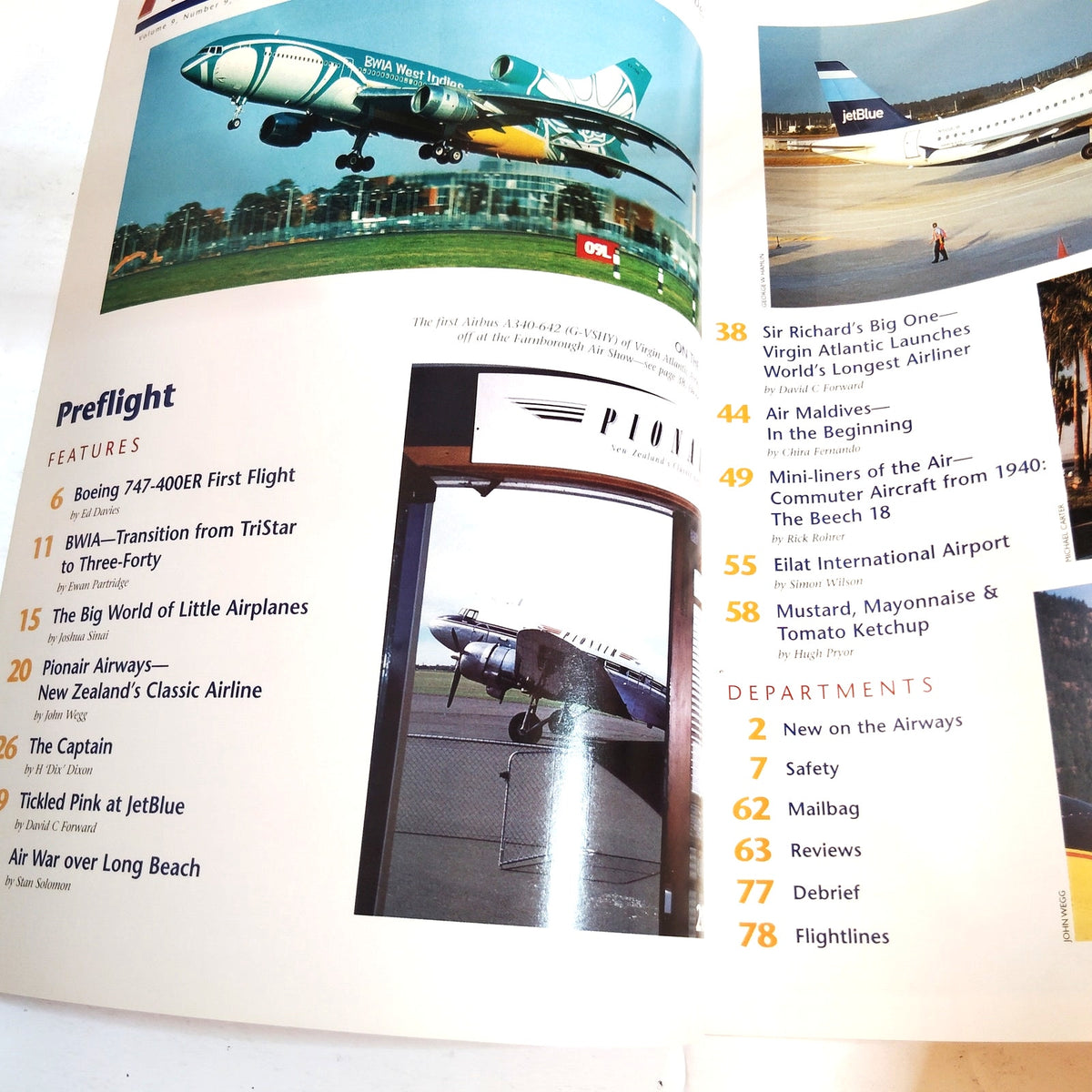 Airways Magazine Nov 2002: Airbus A340-600 Enters Service Aviation Collectible