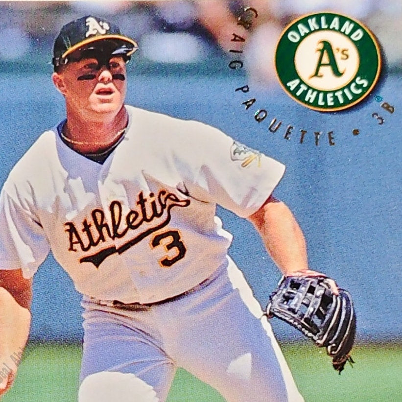 Craig Paquette Oakland Athletics (A's) #272 1994 Fleer Baseball Collector's Card