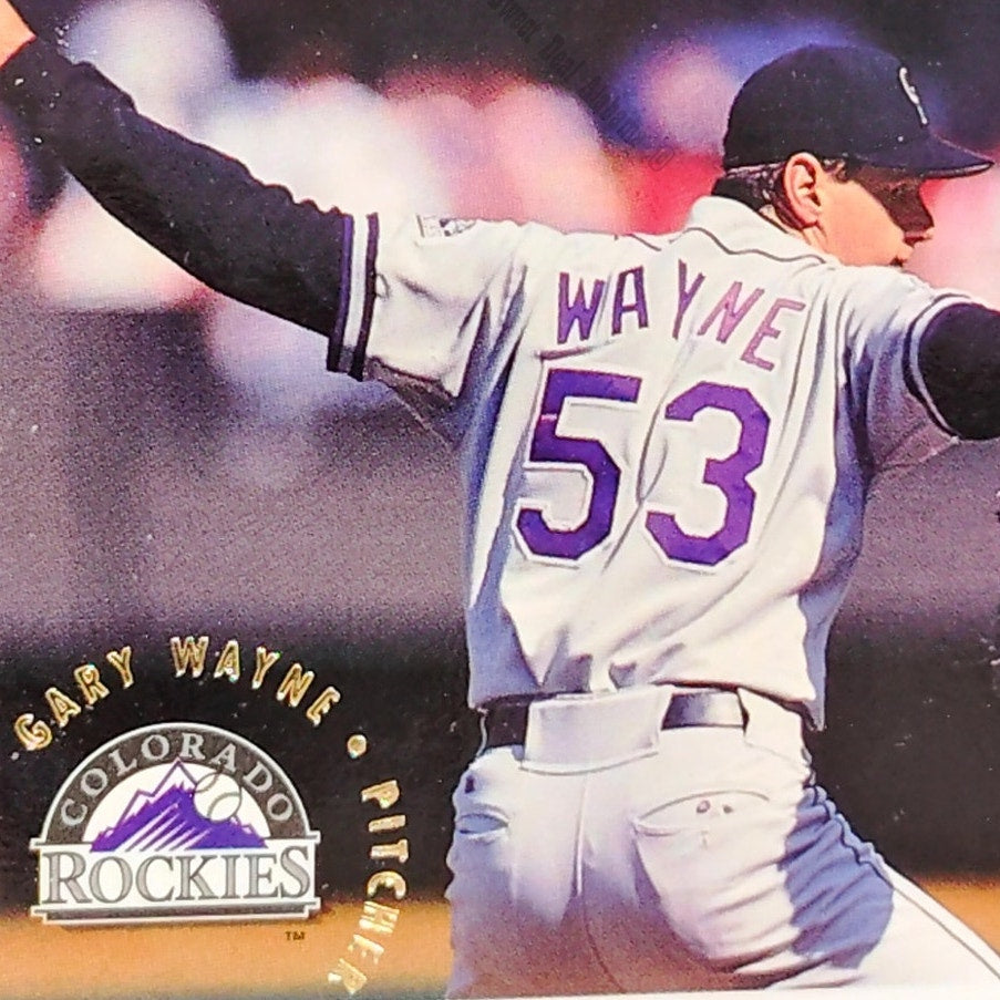 Gary Wayne, Colorado Rockies, #456, 1994 Fleer Baseball Collector's Card