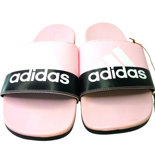 Adidas Adilette Comfort Slides Pink & Black Men's Size 18 New w/ Box, Unisex