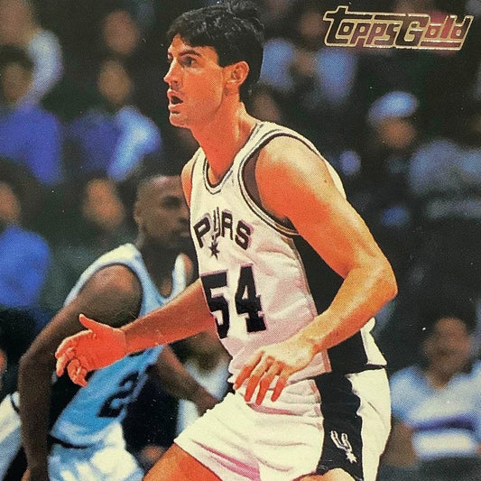 Jack Haley, San Antonio Spurs, 1994 Topps Gold Card 283, EXC