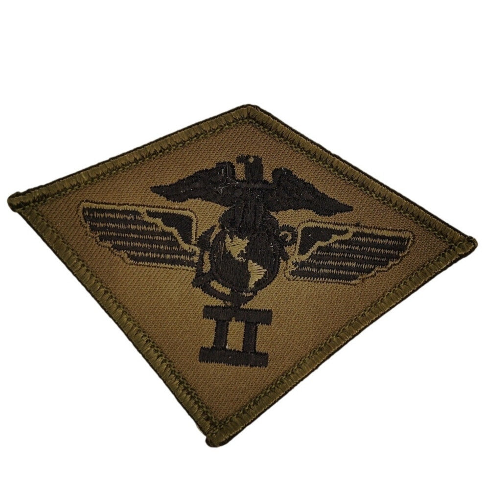 USMC 2nd Marine Aircraft Wing Subdued Patch 3‑7/8" × 3" Sew‑On