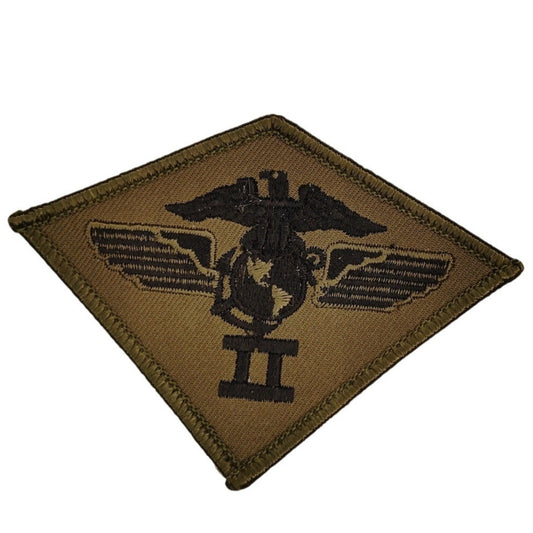 USMC 2nd Marine Aircraft Wing Subdued Patch 3‑7/8" × 3" Sew‑On