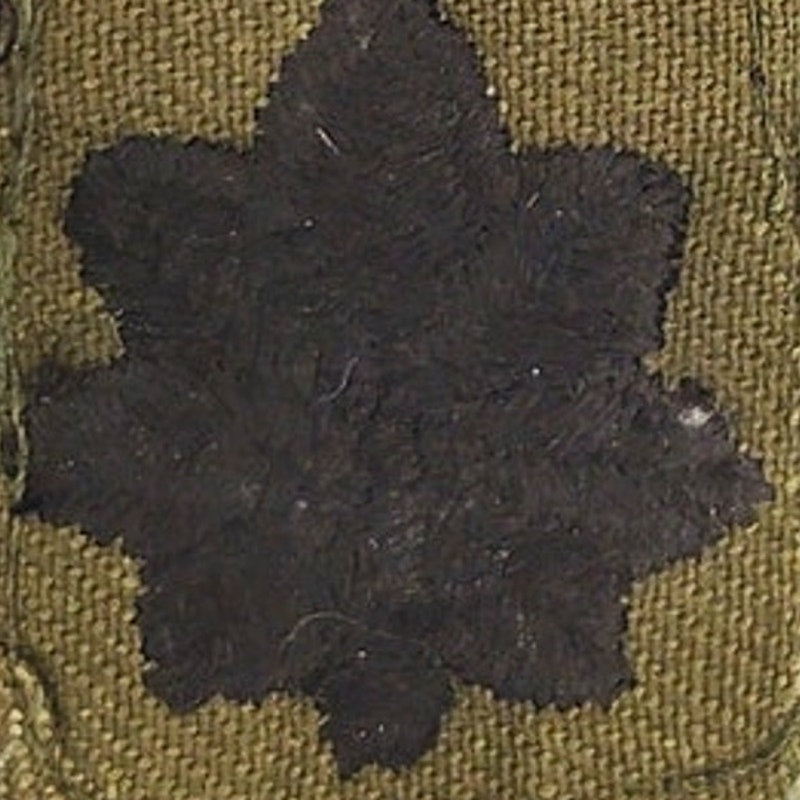 US Army LTC O‑5 Subdued OD Green Rank Patch Black on ODG Twill – TE Sew‑On