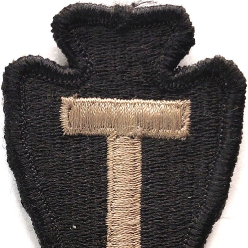 Embroidered US Army 36th Infantry Division Patch Subdued 2‑1/2 × 1‑7/8 Hook Back
