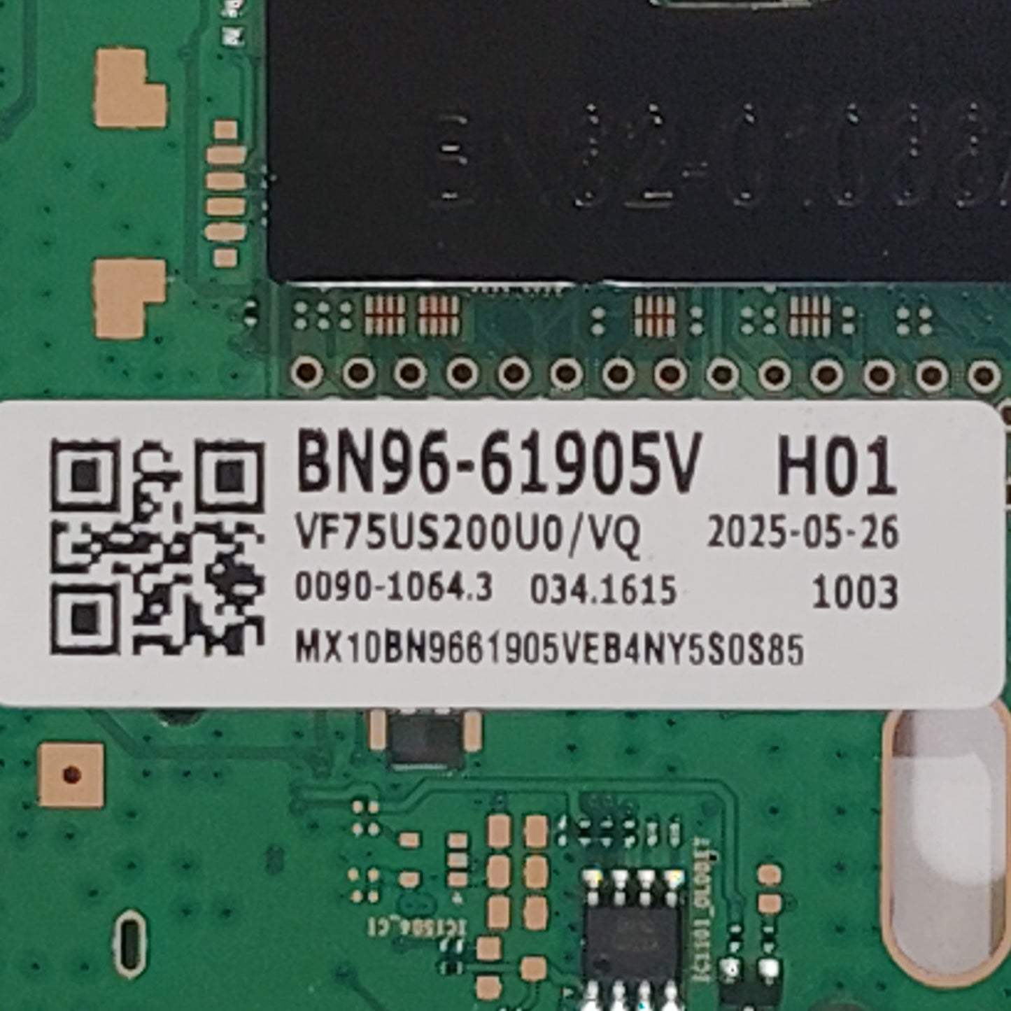 Samsung BN96-61905V Main Board +MC92A28089A Transformer OEM Set VF75US200UVQ UHD