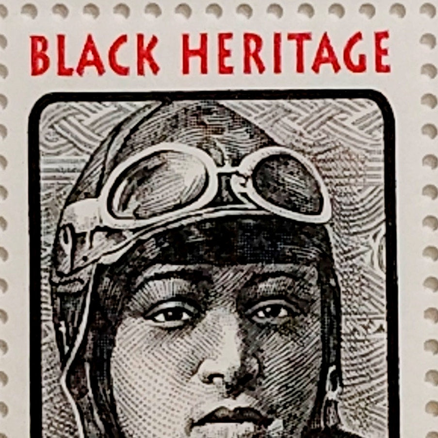 Block of 10 – 1995 USA 32¢ Bessie Coleman MNH Scott 2956