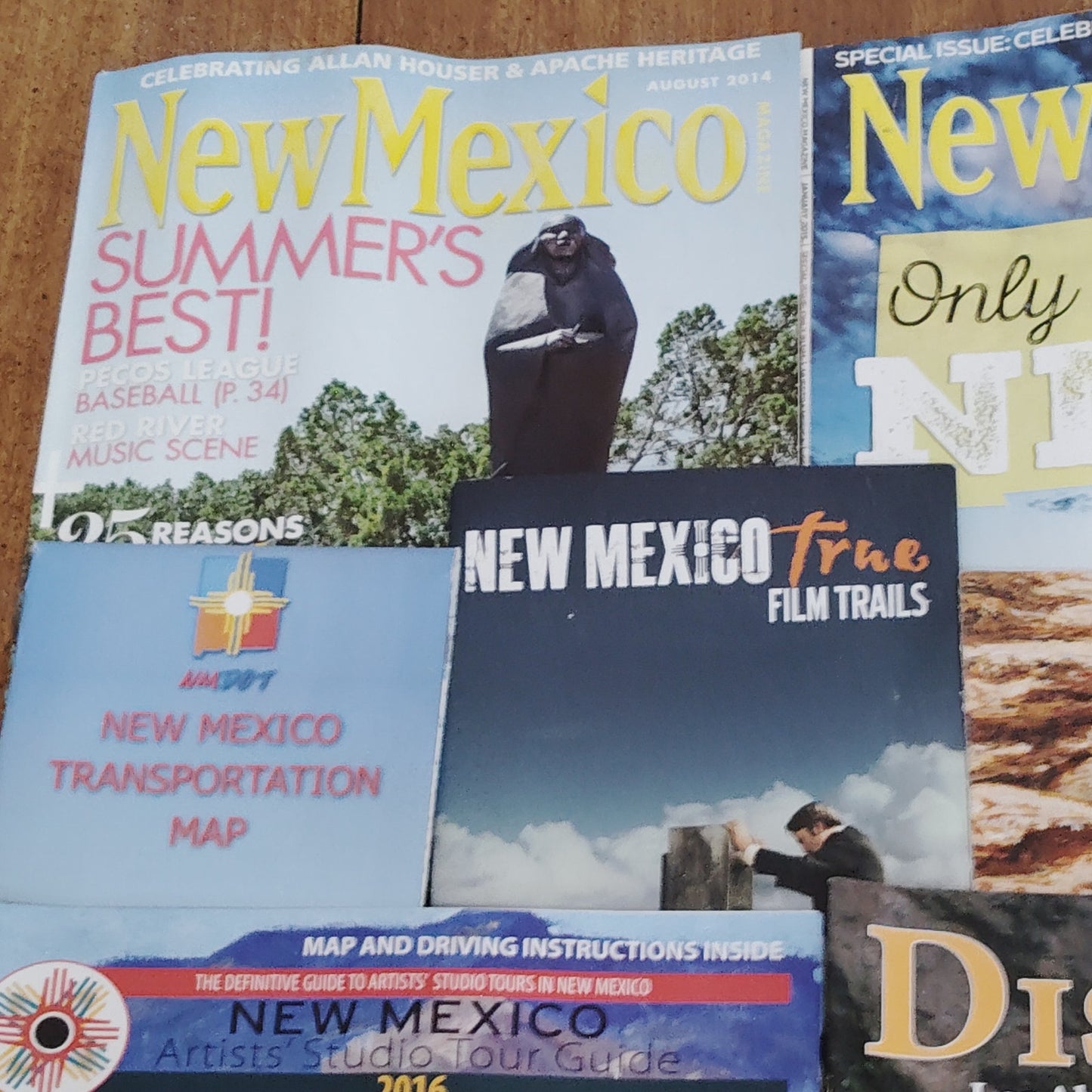 New Mexico 2016 Travel Ephemera Lot – Guides, Maps, Magazines Collection