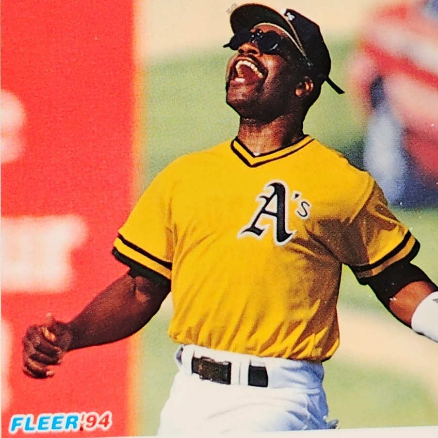 Dave Henderson, Oakland Athletics (A's), #264 1994 Fleer Baseball Card