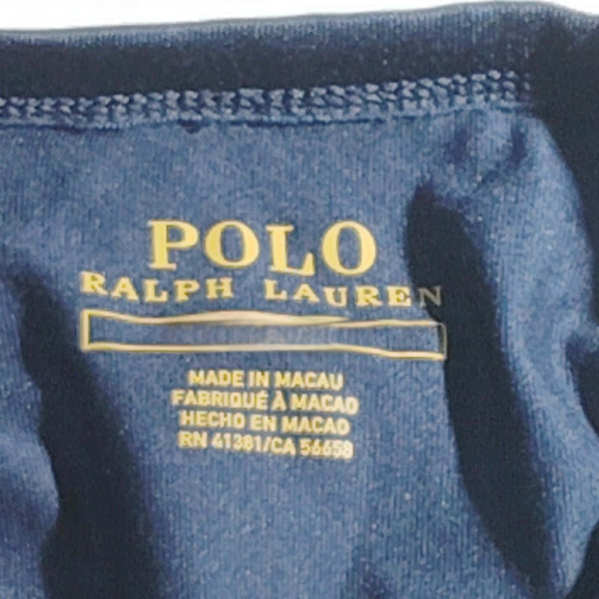 Polo Ralph Lauren Boys Rash Guard Swim Shirt Navy White XL 18-20 UPF 40 NWT