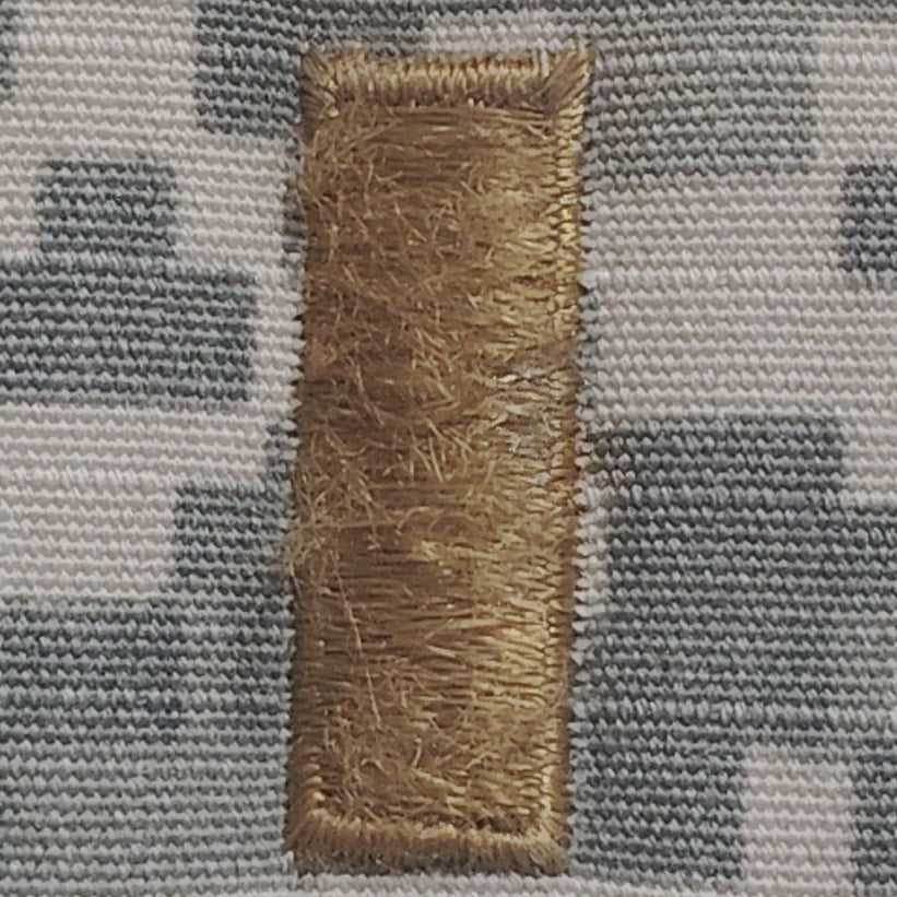 U.S. Army 2nd Lieutenant Patch ACU Digital, 2"×2" Hooked Device – O-1