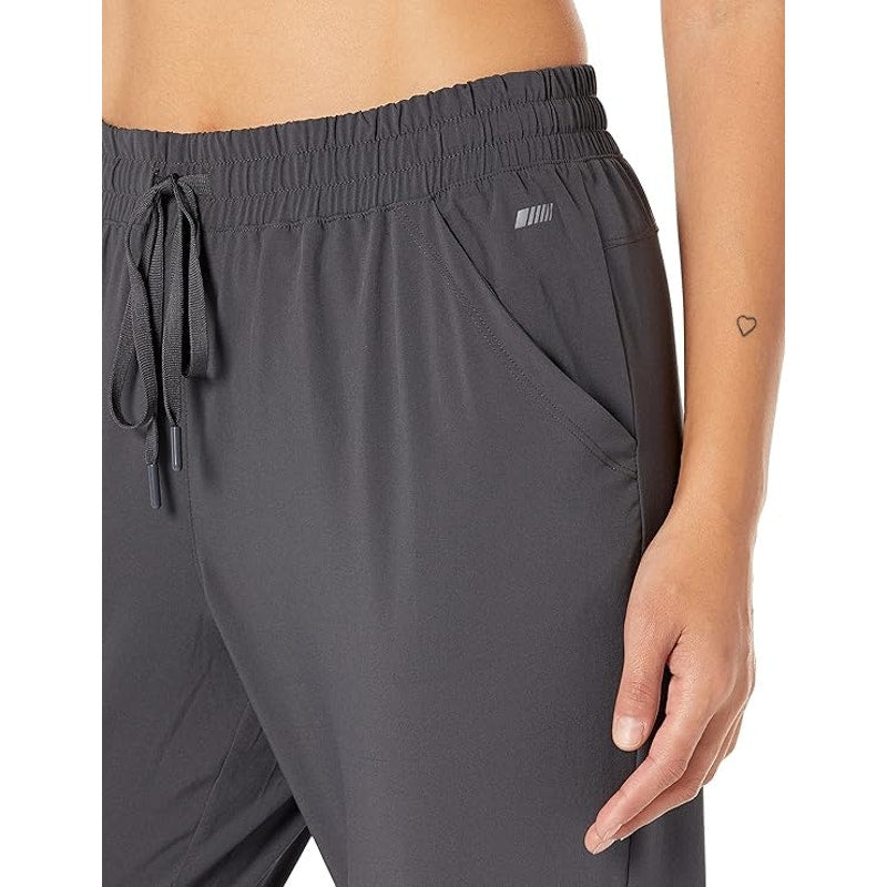Women's Studio Woven Stretch Jogger Pant, Dark Grey, XX-Large (40-42")