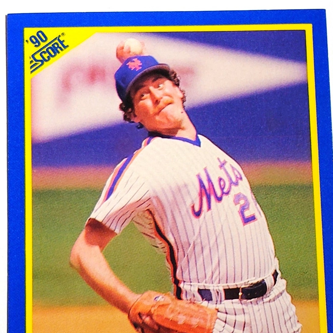 1990 Score Frank Viola #500 New York Mets Pitcher MLB Baseball EX