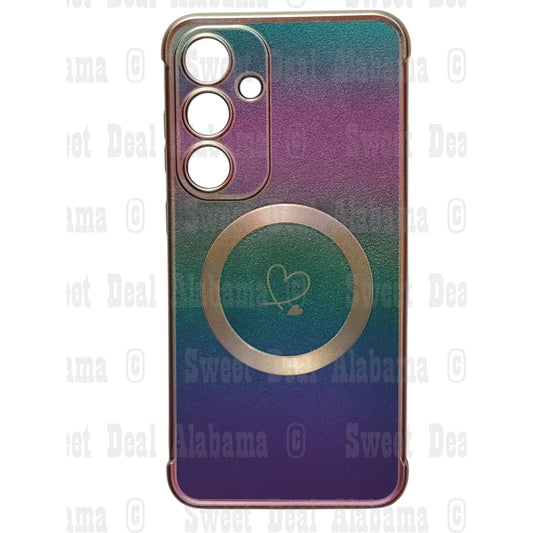 Magnetic Case - For Samsung Galaxy S24 Plus- Gradient Multi-Color, Shockproof